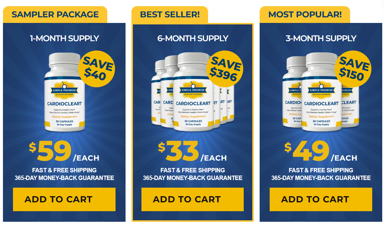 Cardio Clear 7 Price